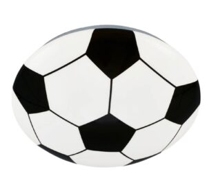 briloner white black football 12w led ceiling light showing underneath front view