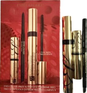Estee Lauder sumptuous extreme set next to its box