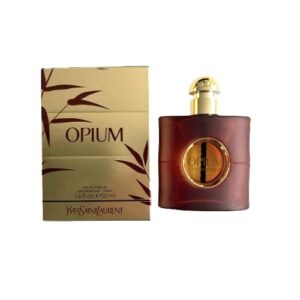 ysl opium perfume 50ml bottle and box side by side