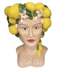 solar floral athena planter with led lights off