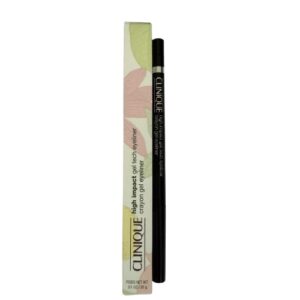 clinique gel high impact tech eye liner gel pen next to its box