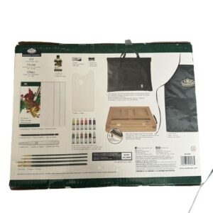 Royal Langnickel Essensials Oil Travel Easel Set back of box