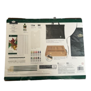 Royal Langnickel Essensials Oil Travel Easel Set back of box
