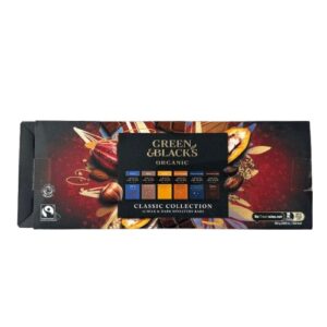 Small box of Green and Blacks organic chocolates